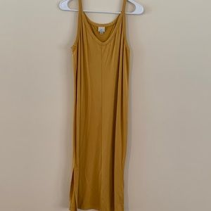 Long straight dress